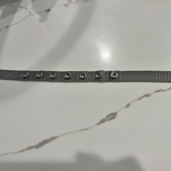 B-Low The Belt Baby Frank Mesh Belt (silver) (S) (NWT) main image 5